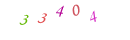 Security code